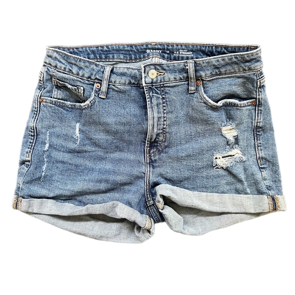 OLD NAVY High-Rise O.G. Straight  Secret Smooth Pocket - Sz 14
